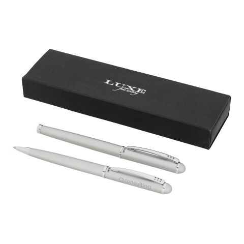 Set de regalo de bolígrafos Estándar | plata | sin montaje de publicidad | no disponible | no disponible