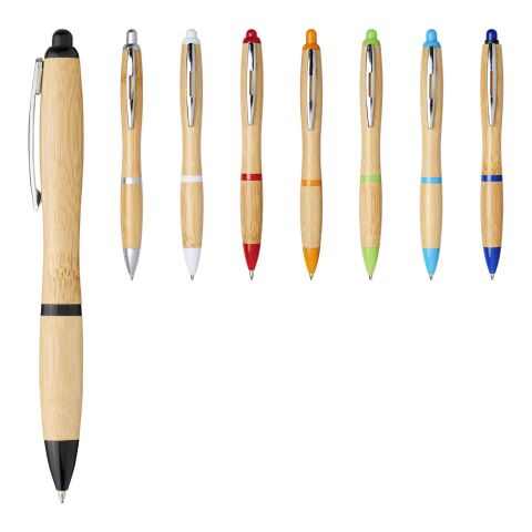 Bolígrafo de bambú &quot;Nash&quot; Estándar | beige-bronce negro | sin montaje de publicidad | no disponible | no disponible