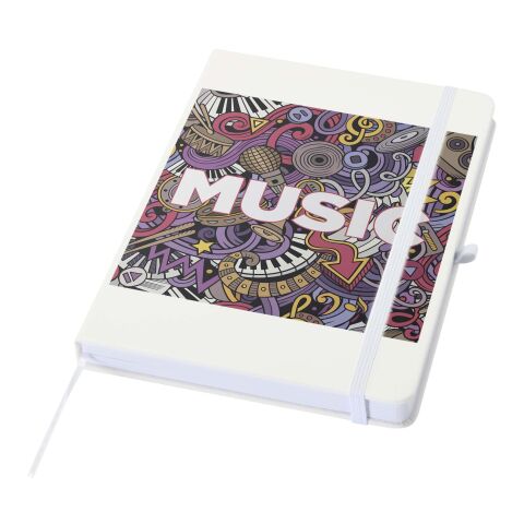Cuaderno Spectrum A5 de tapa dura reciclada blanco