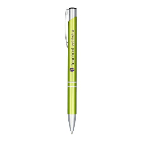 Bolígrafo de aluminio anodizado con mecanismo de presión &quot;Moneta&quot; Estándar | Lima | sin montaje de publicidad | no disponible | no disponible