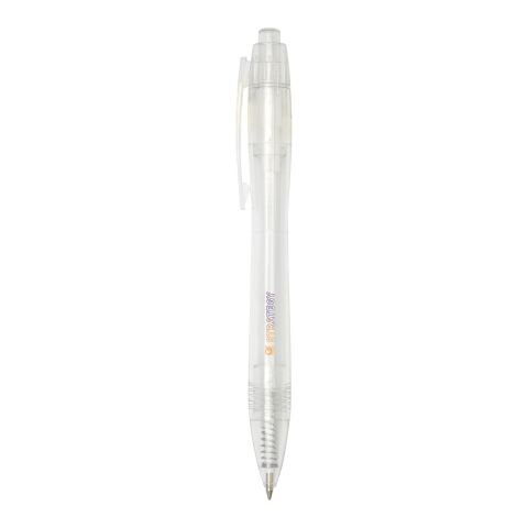 Bolígrafo de PET reciclado &quot;Alberni&quot; blanco | sin montaje de publicidad | no disponible | no disponible