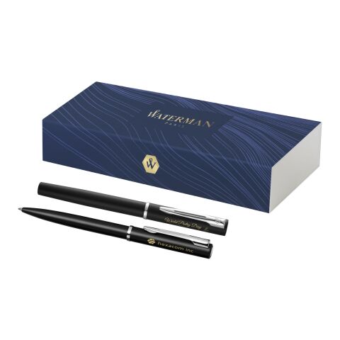 Set de bolígrafo y rollerball &quot;Allure&quot; Estándar | Negro intenso | sin montaje de publicidad | no disponible | no disponible