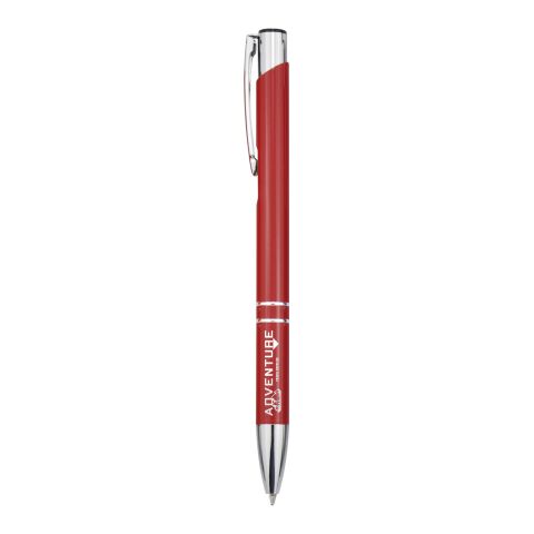 Bolígrafo de aluminio reciclado &quot;Moneta&quot; rojo | sin montaje de publicidad | no disponible | no disponible