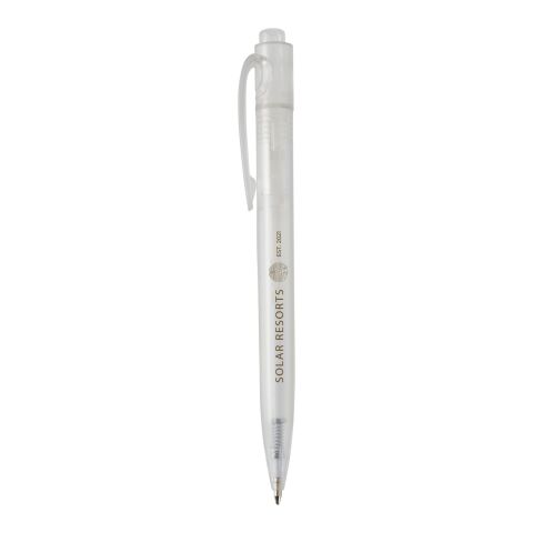 Bolígrafo de plástico oceánico &quot;Thalaasa&quot; Estándar | blanco | sin montaje de publicidad | no disponible | no disponible