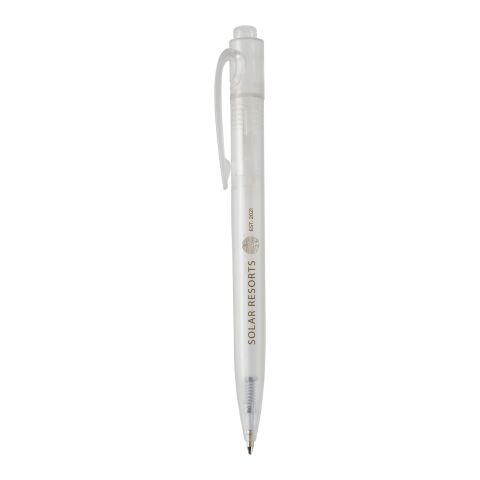 Bolígrafo de plástico oceánico &quot;Thalaasa&quot; Estándar | Blanco | sin montaje de publicidad | no disponible | no disponible
