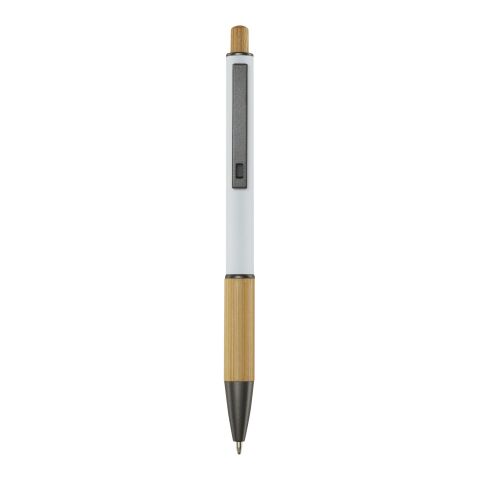 Bolígrafo de aluminio reciclado &quot;Darius&quot; blanco | sin montaje de publicidad | no disponible | no disponible