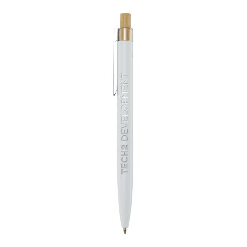 Bolígrafo de aluminio reciclado &quot;Nooshin&quot; Estándar | blanco | sin montaje de publicidad | no disponible | no disponible