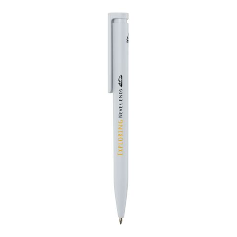 Bolígrafo de plástico reciclado &quot;Unix&quot; Estándar | blanco | sin montaje de publicidad | no disponible | no disponible