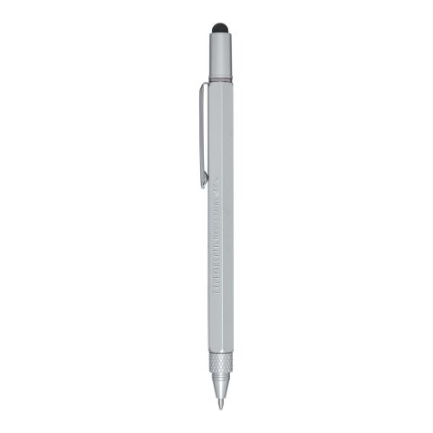 Bolígrafo multifunción de aluminio reciclado &quot;Dora&quot; Estándar | Plateado | sin montaje de publicidad | no disponible | no disponible