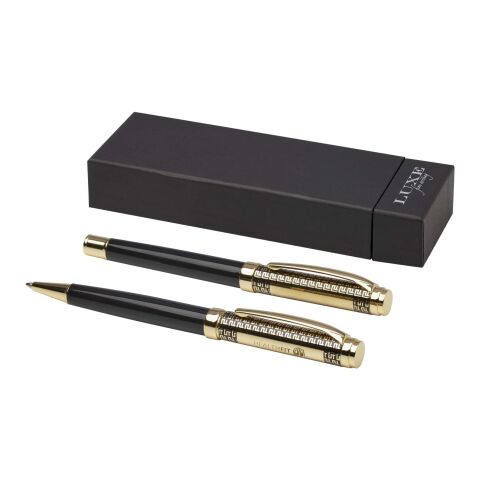 Set de bolígrafo y rollerball &quot;Legato&quot; Estándar | Dorado | sin montaje de publicidad | no disponible | no disponible