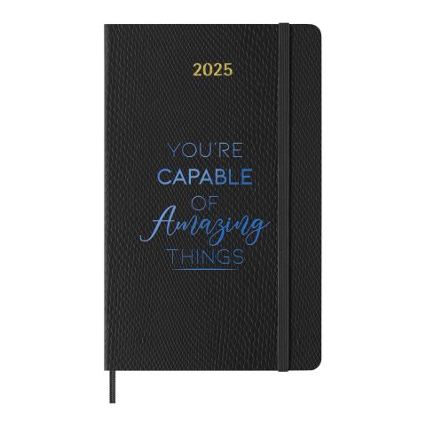 Moleskine 100 % VEGEA®. Boa Softcover 12 Monate Wochenkalender L Estándar | Negro intenso | sin montaje de publicidad | no disponible | no disponible