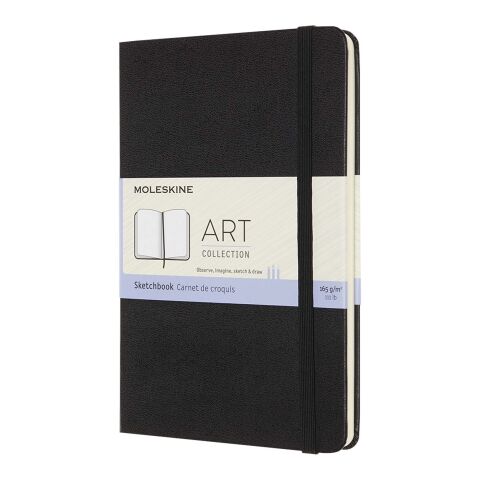 Moleskine Medium Art Skizzenbuch Estándar | negro | sin montaje de publicidad | no disponible | no disponible