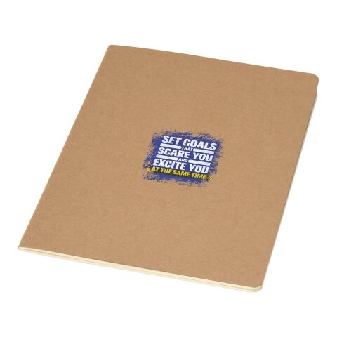 Libreta kraft A5 con páginas rayadas &quot;Slyk&quot; Estándar | Natural | sin montaje de publicidad | no disponible | no disponible