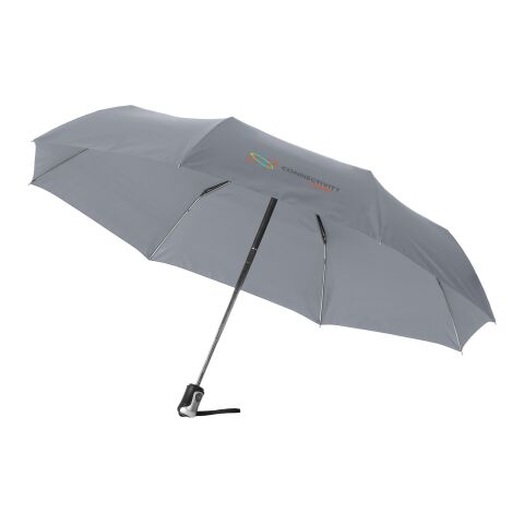 Paraguas automático de 3 secciones &quot;Alex&quot; 21,5&quot; Estándar | gris | sin montaje de publicidad | no disponible | no disponible | no disponible