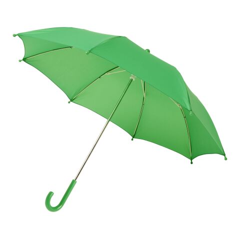 Paraguas resistente al viento para niños de 17&quot; “Nina” Estándar | Verde brillante | sin montaje de publicidad | no disponible | no disponible | no disponible