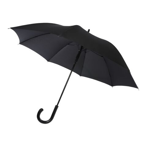 Paraguas de 23&quot; de apertura automática con aspecto de fibra de carbono y mango curvo &quot;Fontana&quot;