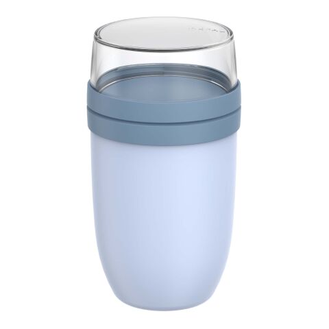 Fiambrera con aislamiento de 750+300&nbsp;ml "Mepal Ellipse" Estándar | Azul | sin montaje de publicidad | no disponible | no disponible