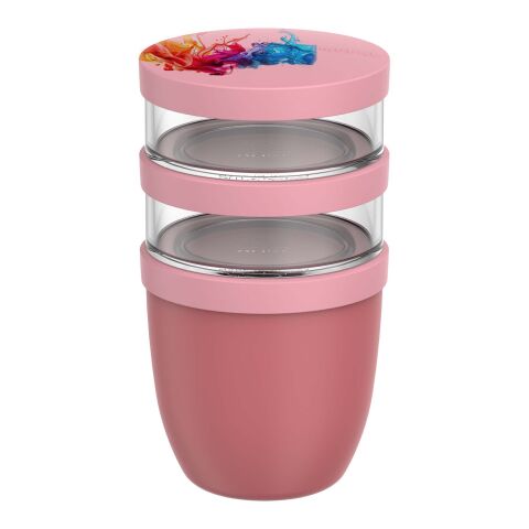 Fiambrera con aislamiento con 3 piezas de 500 ml + 2 × 200&nbsp;ml "Mepal Ellipse"