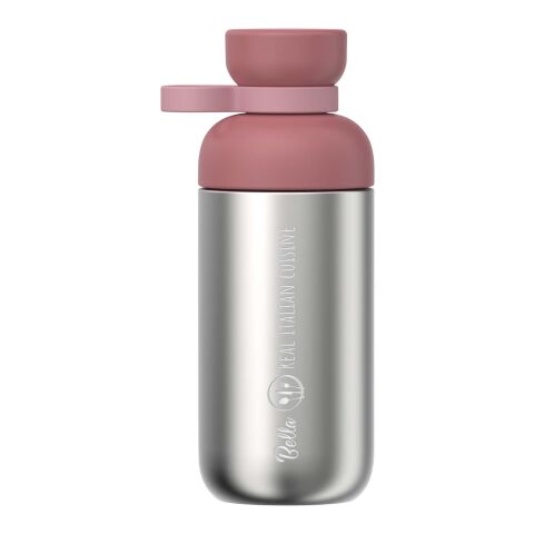 Botella de agua Mepal Vita de 500 ml, de acero inoxidable reciclado Rosa