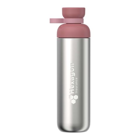 Botella de agua Mepal Vita de 900 ml, de acero inoxidable reciclado Rosa