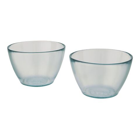Set de 2 recipientes de vidrio reciclado &quot;Cuenc&quot; Estándar | blanco | sin montaje de publicidad | no disponible | no disponible
