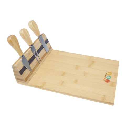 Tabla de quesos imantada con acesorios de bambú &quot;Mancheg&quot; Estándar | Natural | sin montaje de publicidad | no disponible | no disponible