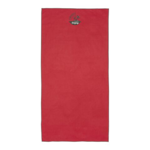 Toalla ultraligera y de secado rápido GRS de 50 × 100 cm &quot;Pieter&quot; Estándar | Rojo | sin montaje de publicidad | no disponible | no disponible | no disponible