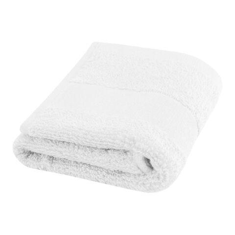 Toalla de baño de 30 x 50 cm de algodón de 450 g/m² &quot;Sophia&quot; blanco | sin montaje de publicidad | no disponible | no disponible | no disponible
