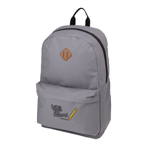 Mochila para ordenador de 15&quot; &quot;Stratta&quot; Estándar | Gris | sin montaje de publicidad | no disponible | no disponible | no disponible