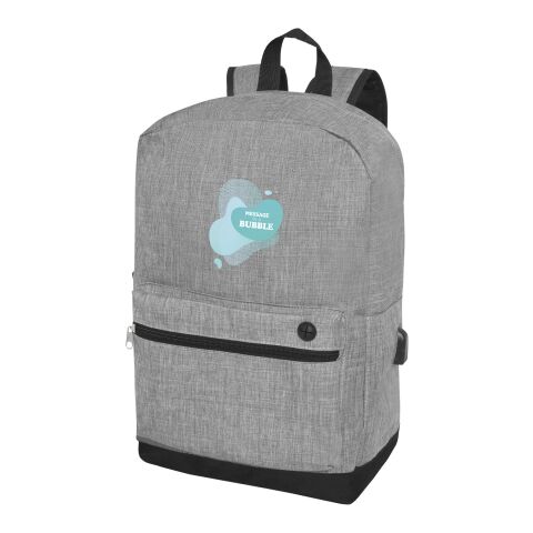 Mochila de negocios para portátil de 15,6&quot; &quot;Hoss&quot; Estándar | Gris medio | sin montaje de publicidad | no disponible | no disponible | no disponible