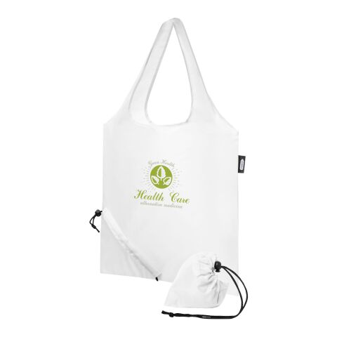Bolsa Tote plegable en RPET &quot;Sabia&quot; Estándar | Blanco | sin montaje de publicidad | no disponible | no disponible | no disponible