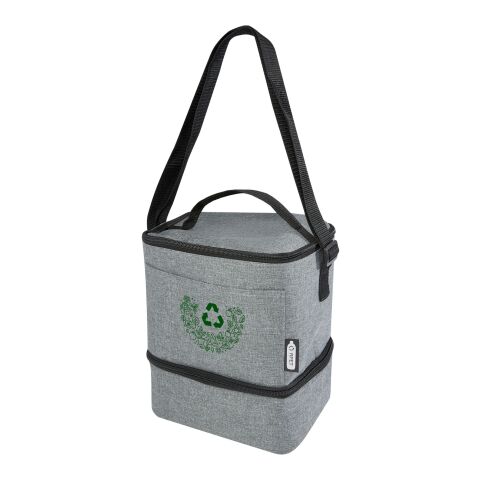 Bolsa isotérmica para almuerzo y 9 latas de PET reciclado &quot;Tundra&quot; Estándar | Gris Mezcla | sin montaje de publicidad | no disponible | no disponible | no disponible | no disponible