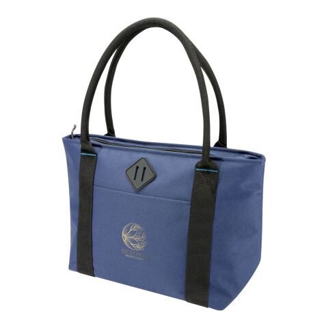 Bolsa Tote isotérmica de RPET GRS para 12 latas y 11 l &quot;Repreve® Ocean&quot; Estándar | Azul marino | sin montaje de publicidad | no disponible | no disponible | no disponible