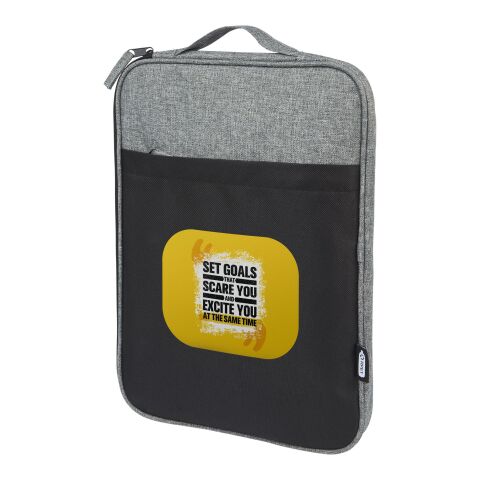 Funda para portátil de 14&quot; reciclada GRS en dos tonos de 2,5 L &quot;Reclaim&quot; Estándar | Negro intenso-Gris Mezcla | sin montaje de publicidad | no disponible | no disponible | no disponible
