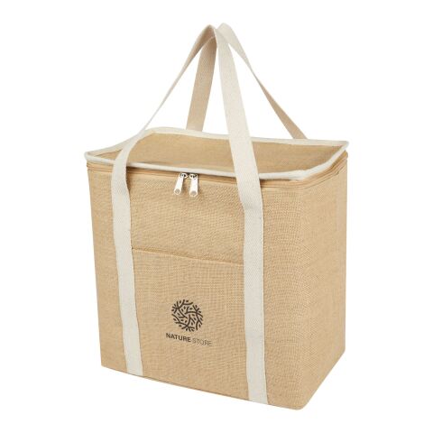 Bolsa Tote de yute de 300 g/m² de 19 L &quot;Juta&quot; Estándar | Natural-Blanco | sin montaje de publicidad | no disponible | no disponible
