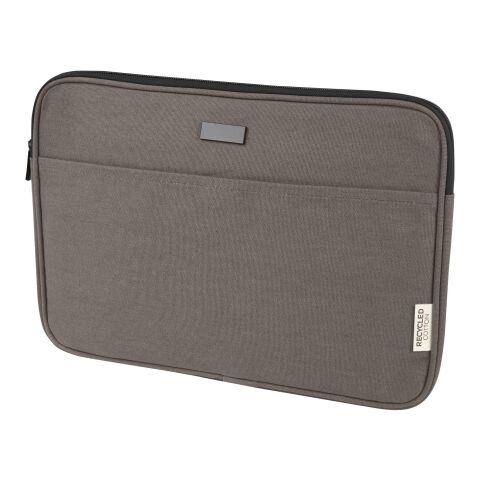 Funda de 2 L para portátil de 14&quot; de lona reciclada GRS &quot;Joey&quot; Estándar | Gris | sin montaje de publicidad | no disponible | no disponible | no disponible