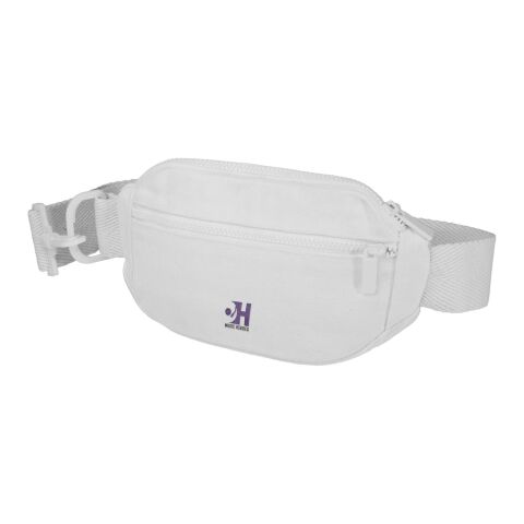 Bolso cruzado de material reciclado Aware™ de 500 g/m² &quot;Crescent&quot; Blanco | sin montaje de publicidad | no disponible | no disponible