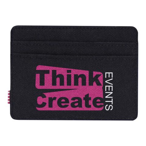 Tarjetero RFID reciclado "Herschel Charlie" Estándar | Negro intenso | sin montaje de publicidad | no disponible | no disponible | no disponible