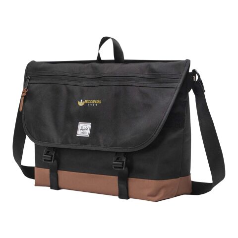 Bandolera de material reciclado de 22,5 l &quot;Herschel Cove&quot; negro | sin montaje de publicidad | no disponible | no disponible