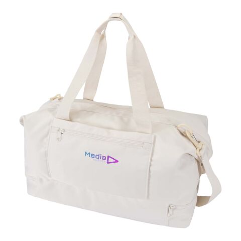 Bolsa de lona reciclada de viaje de 42 litros &quot;Trip Aware™&quot; Estándar | Blanco roto | sin montaje de publicidad | no disponible | no disponible | no disponible