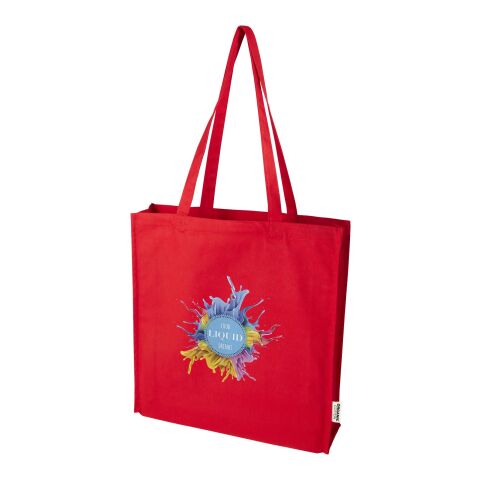 Bolsa Tote con refuerzos de 14 l algodón orgánico OCS de 180 g/m² "Odisha"