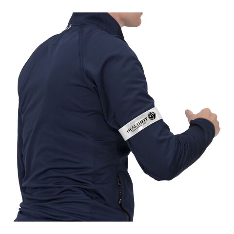 Pulsera &quot;slap&quot; de seguridad reflectante de 38 cm &quot;Mats&quot; Estándar | Blanco | sin montaje de publicidad | no disponible | no disponible