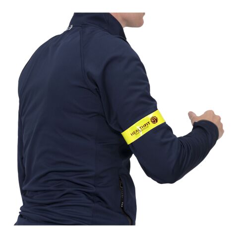 Pulsera &quot;slap&quot; de seguridad reflectante de 34 cm &quot;Lynne&quot; Estándar | Amarillo neón | sin montaje de publicidad | no disponible | no disponible