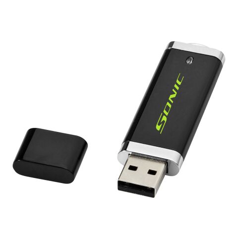 Memoria USB 4 GB &quot;Flat&quot; Estándar | negro | sin montaje de publicidad | no disponible | no disponible | no disponible