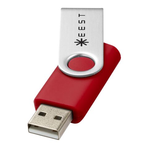 Memoria usb básica &quot;Rotate&quot; 16GB Estándar | rojo | sin montaje de publicidad | no disponible | no disponible | no disponible