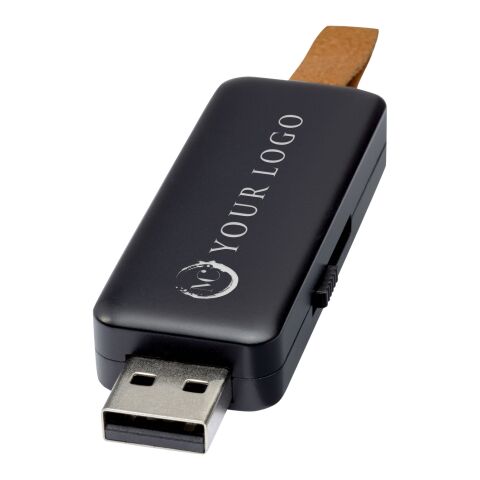 Memoria USB retroiluminada de 4GB &quot;Gleam&quot; Estándar | bronce negro | sin montaje de publicidad | no disponible | no disponible