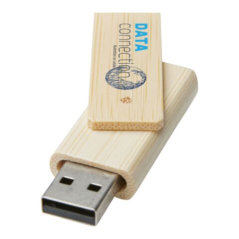 Memoria USB de bambú de 4 GB &quot;Rotate&quot; Estándar | Beige | sin montaje de publicidad | no disponible | no disponible