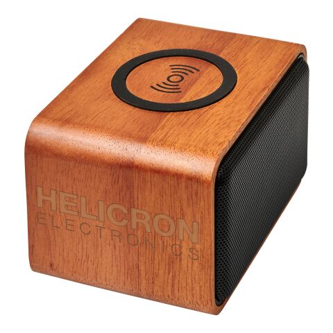 Altavoz con base de carga inalámbrica &quot;Wooden&quot;