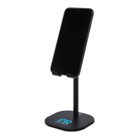 Soporte para teléfono/tableta &quot;Rise&quot; Estándar | Negro intenso | sin montaje de publicidad | no disponible | no disponible