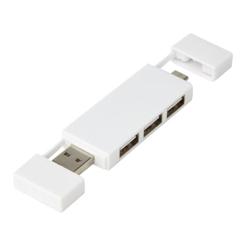 Multipuerto USB 2.0 dual &quot;Mulan&quot; Estándar | blanco | sin montaje de publicidad | no disponible | no disponible
